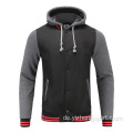 Mens Soccer Wear Zip Up Hoodies Grau Melange